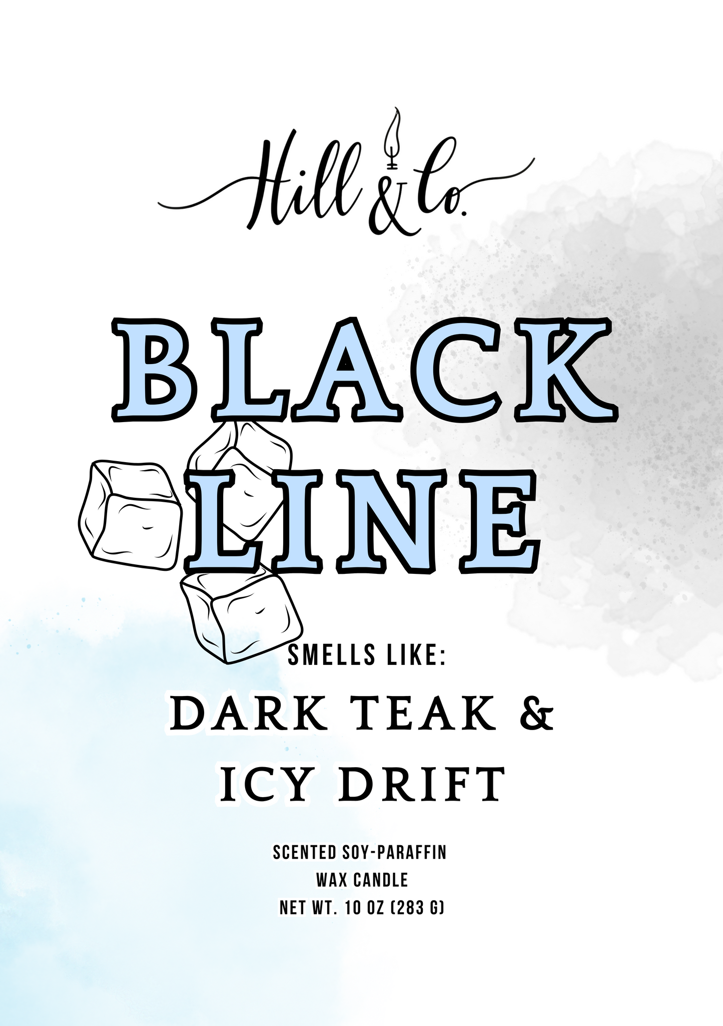 Black Line | 10 oz. Hand-Poured 2-Wick Candle