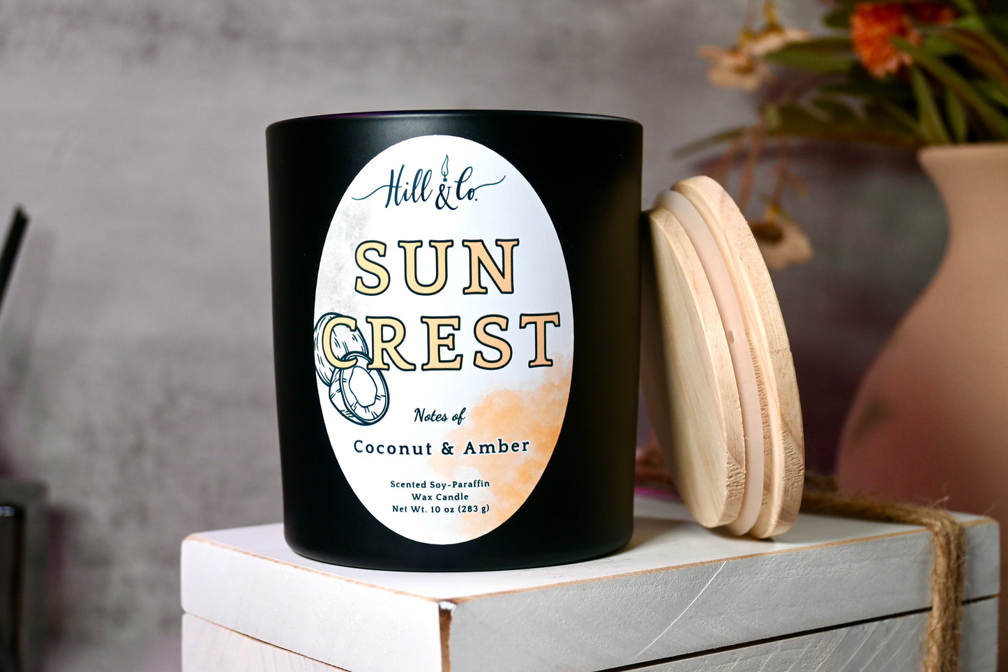 Sun Crest | 10 oz. Hand-Poured 2-Wick Candle