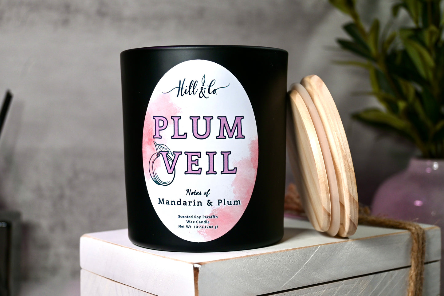 Plum Veil | 10 oz. Hand-Poured 2-Wick Candle